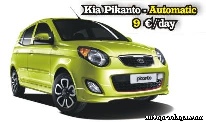 Rent A Car Kia Pikanto Automatik from 9 euro/day